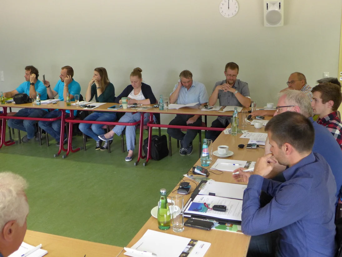 Participants listening attentively
